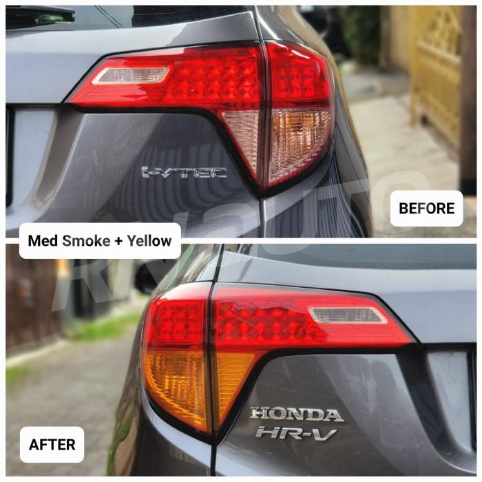 Stiker Smoke Lampu Belakang Tail Light Aksesoris Honda Hrv 2015 - 2021