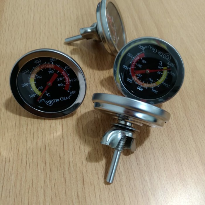 Battom- Bimetal Food Thermometer / Termometer Oven / Termometet Analog Makanan