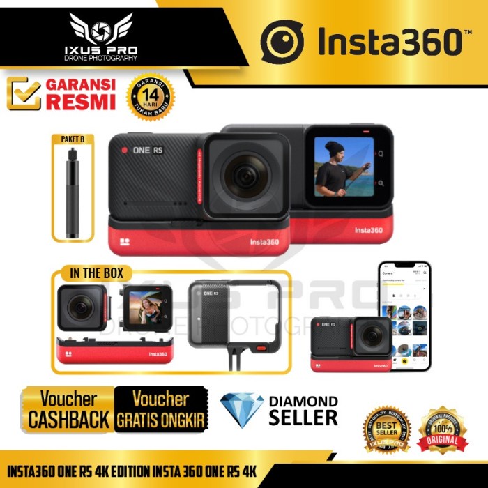 Terlaris Insta360 One Rs 4K Edition Insta 360 One Rs 4K