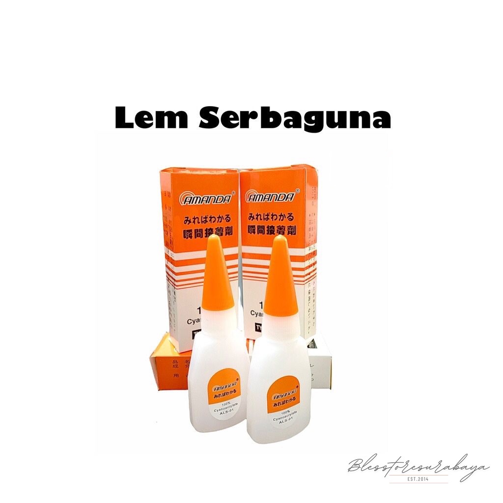 

[Ecer] Lem Korea Perekat - Lem G - Super Glue Cair Serbaguna