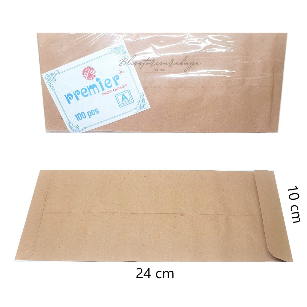 

Amplop Coklat - Uang Gaji - Kabinet Kertas Casing A 10x24 cm 1 Pak