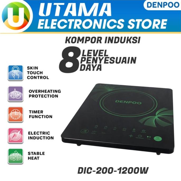 kompor listrik induksi Denpoo DIC200-1200 LOW WATT