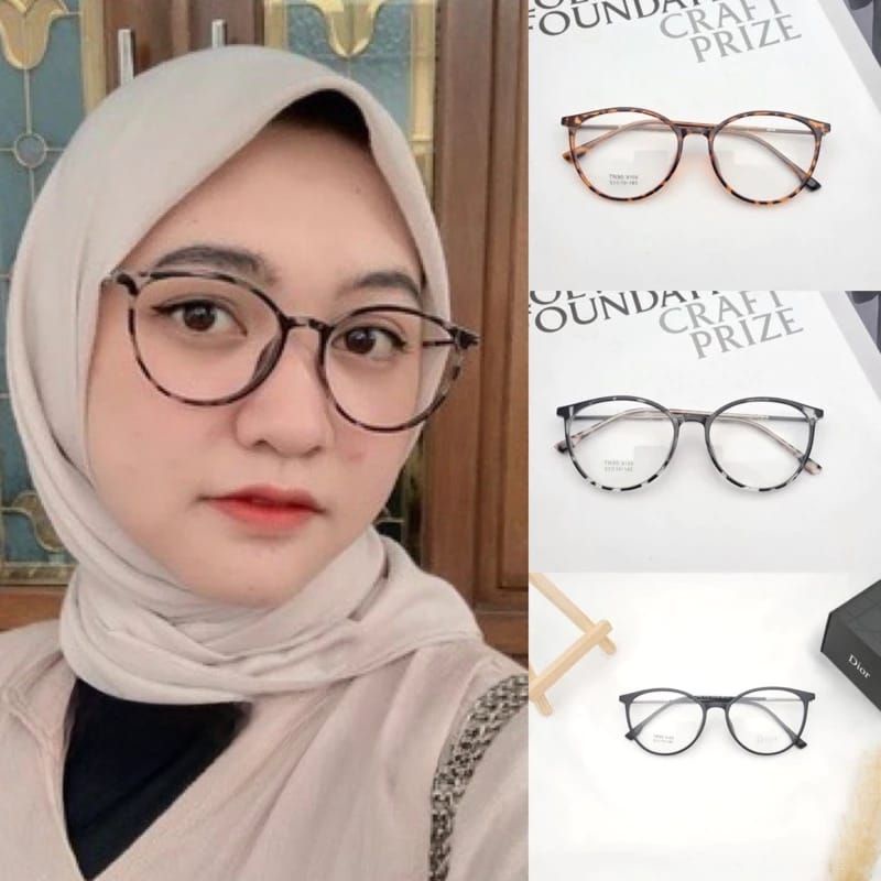 Kacamata Wanita Frame Kacamata Photocromic Kode [8159]
