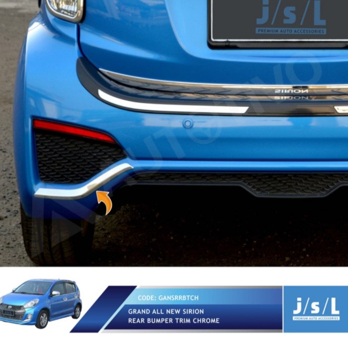 Grand All New Sirion List Bumper Belakang JSL star