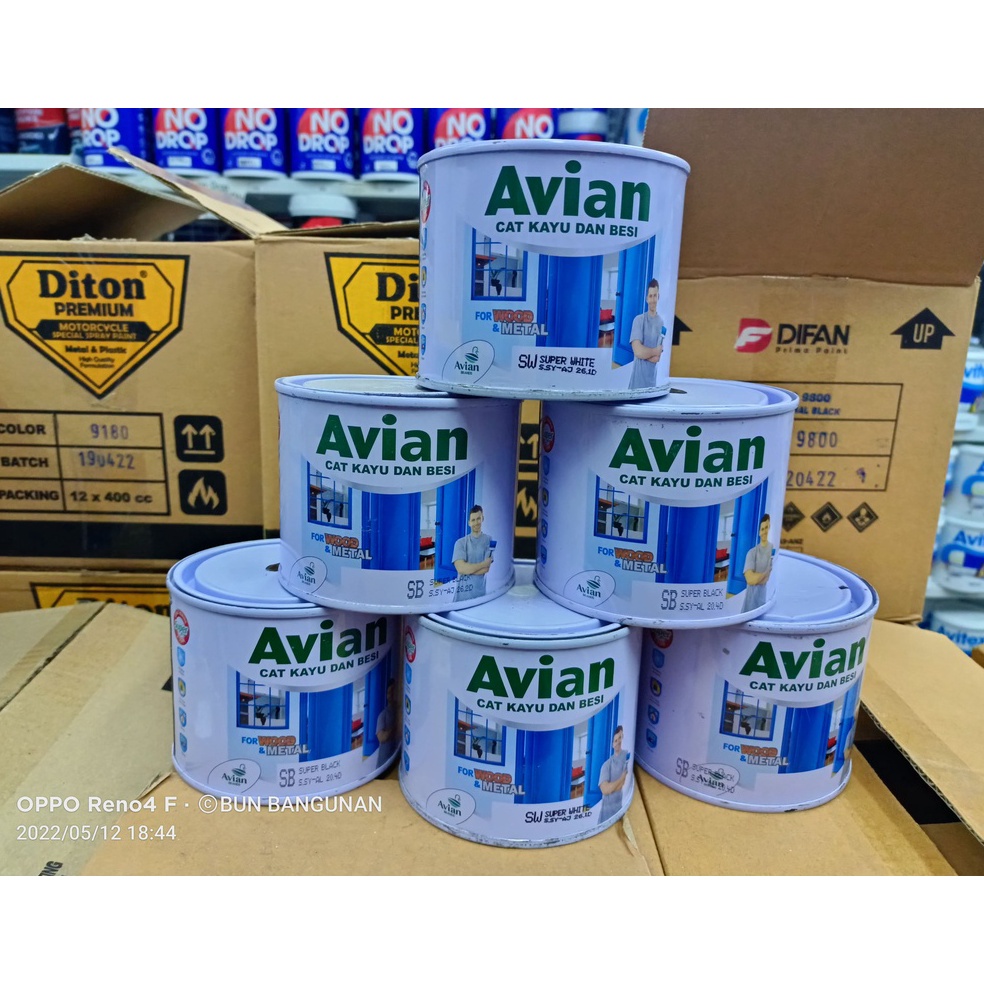 Langsung Order.. CAT KAYU/BESI AVIAN 500 CC/ 500 ml/ 0,45 Liter