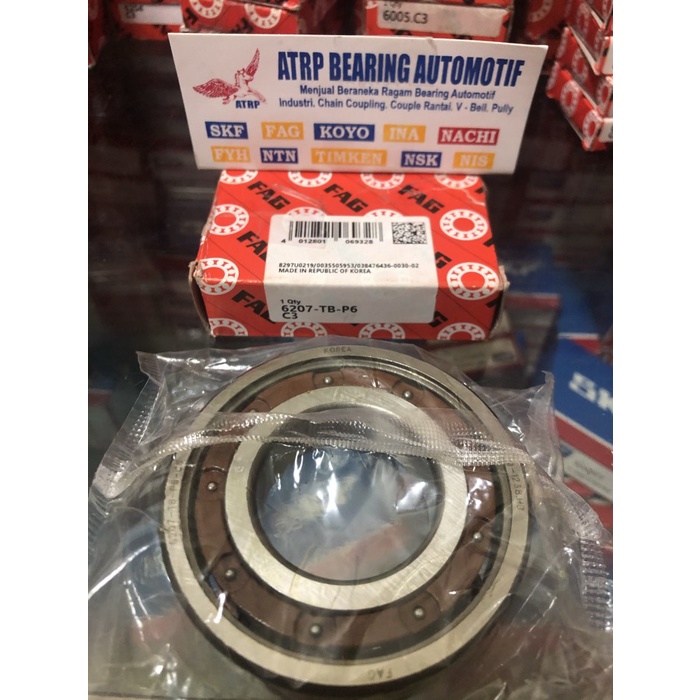 BEARING KRUK AS MOTOR 6207 TBP63 6207 TBP6 C3 FAG HIGH SPEED terpopuler