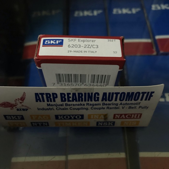 BALL BEARING 6203 2Z/C3 SKF terpopuler