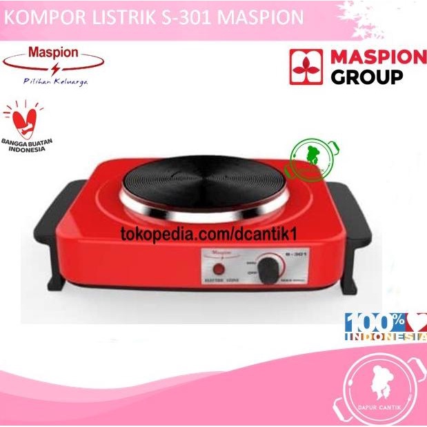 MASPION KOMPOR LISTRIK S301 - S 301 MASPION