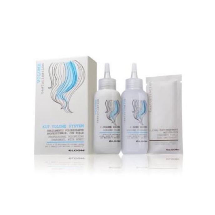 Obat keriting rambut Elgon set/ Kit Volume System Texturization/Wave