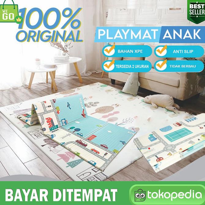 Karpet Lipat Anak Playmate Tikar Lipat Anak Foam Tikar Anti Slip
