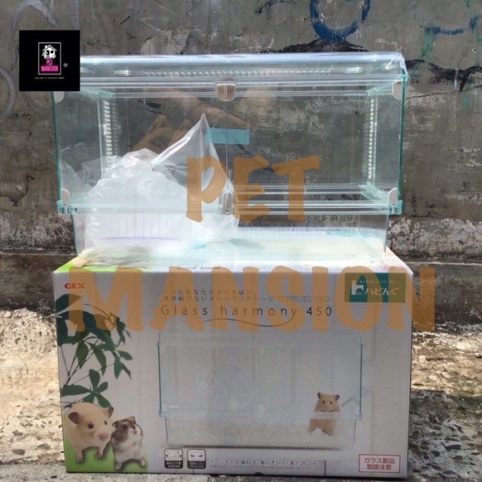 PROMO! GEX harmony 450 kandang hamster acrylic glass ( kaca akrilik )