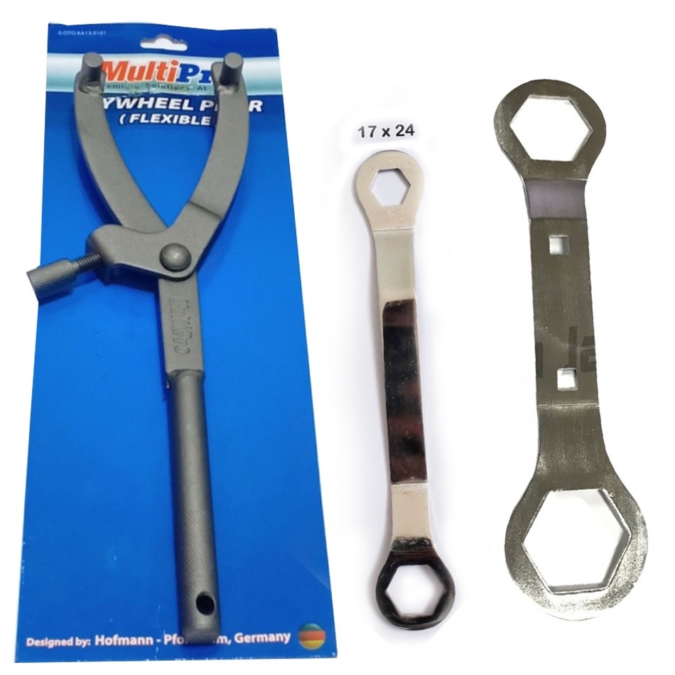 ✪NQH DTC TERMURAH 3 SET Paket set 3pc Tracker CVT Multipro Kunci mur CVT 39x41 Kunci klep 17x24 BISA