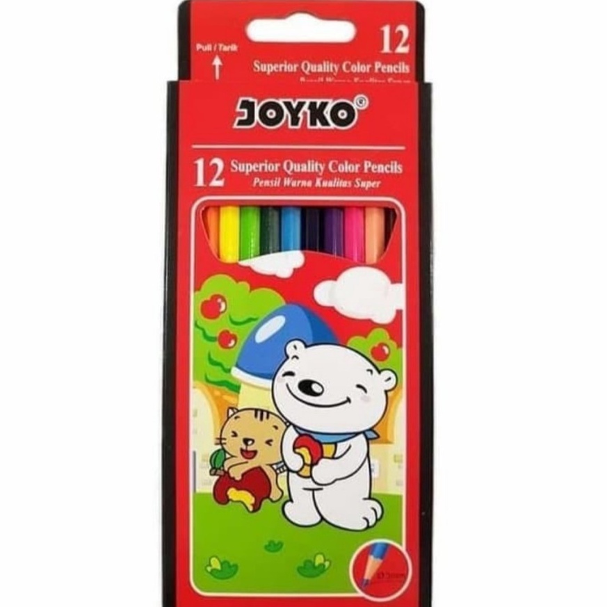 

Termurah Pensil Warna JOYKO 12 Warna Panjang CP-12PB