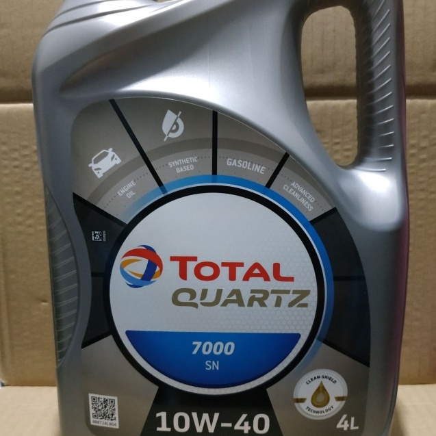 Paling Laris.. Oli Mobil Total Quartz 7000 10w-40 Galon