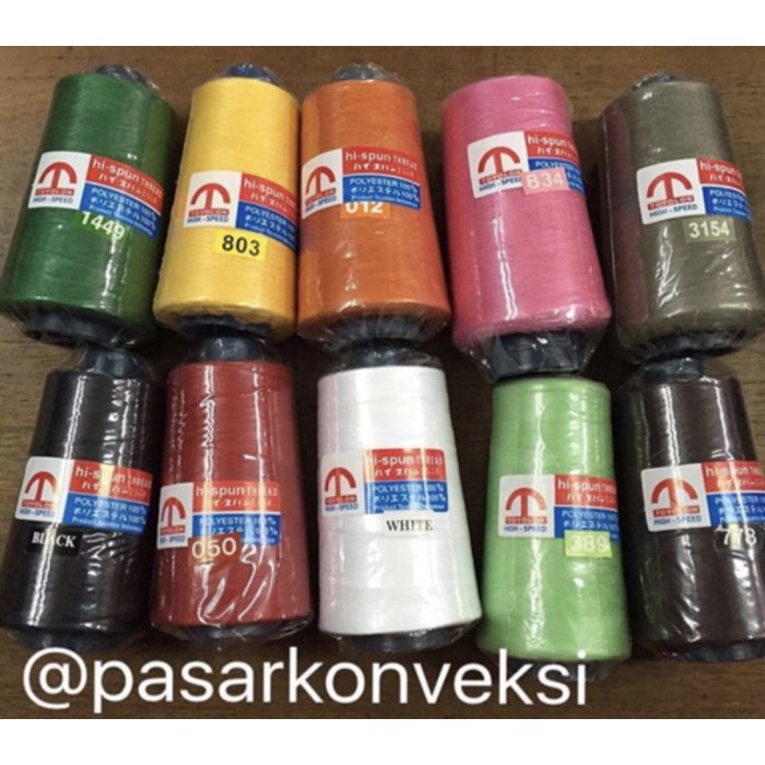 

BENANG TOYOLON 40/2 LUSINAN (12 PCS SAMA WARNA)
