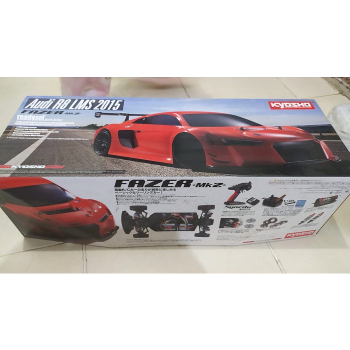 mobil rc touring 1/10 kyosho fazer mk2 audi r8 lms 4WD murah RTR
