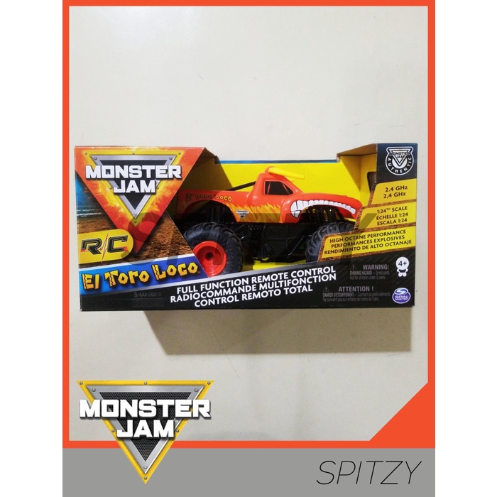 Monster Jam EL TORO LOCO Remote Control Monster Truck RC 1 24 Scale