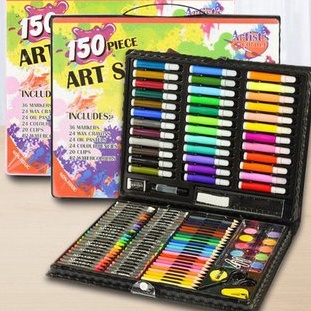 

[MXT ☀➲] SHENAR,(COD) CRAYON ART SET 150 PENSIL WARNA / COLOURING SET 150 PCS / GULALI BOOKS PAKET MEWARNAI - viral.!!