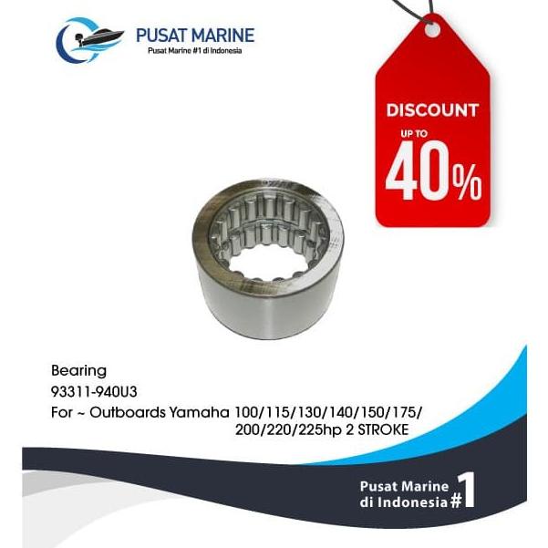 Sparepart Mesin Tempel 93311-940U3 Bearing Yamaha