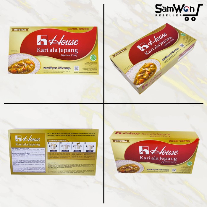 

House Curry Bumbu Kari Saos Paste Jepang 1Kg (Bisa Untuk 50 Porsi)