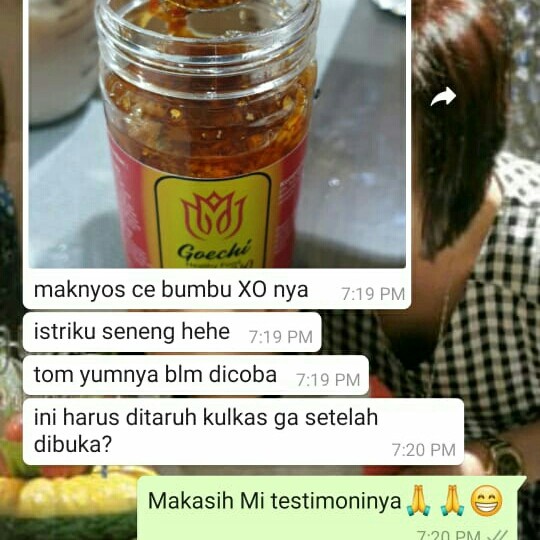 

Bumbu Xo Goechi Halal .Berat Bersih 200Gr.No Msg. No Pork.No Pengawet