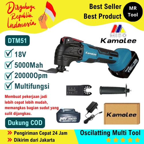 Best Seller Kamolee-Mesin Oscillating Cut-Rechargeable Electric Multi Tool Dtm51