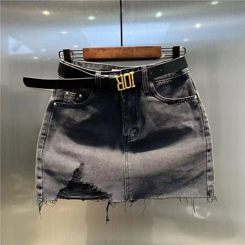 TQZJ0058  rok jeans pendek a line mini wanita modis / rok jens pendek / rok mini wanita