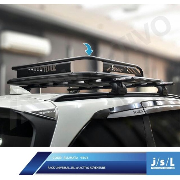 JSL Rack Universal Model Activo Adventure Roof Rack terpopuler