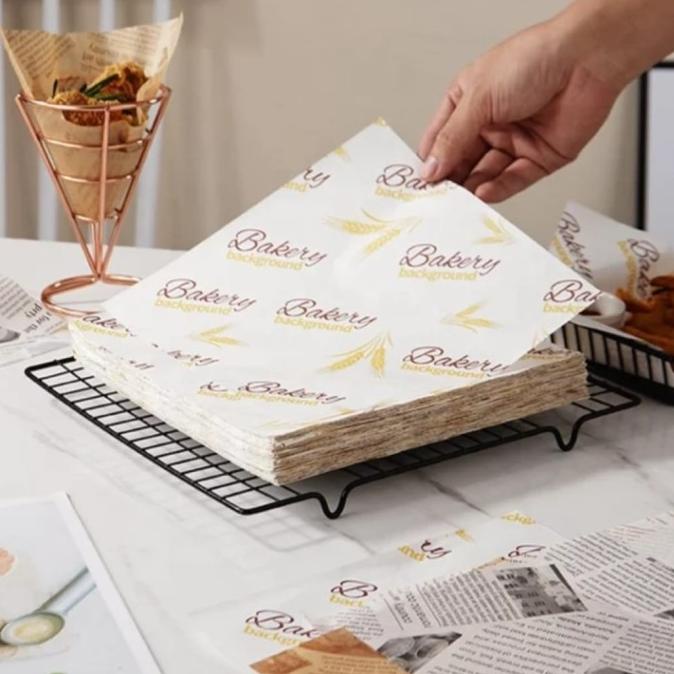 

:::::::] Kertas Laminasi/Wax Paper ~ Motif BAKERY GANDUM Uk. 25x27, 5 cm