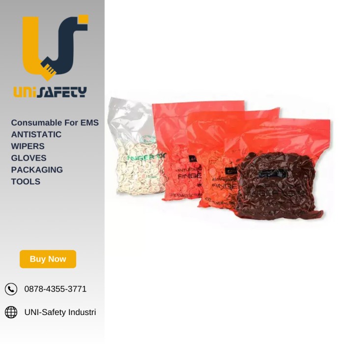 Bestseller Finger Cots Latex Jari / Sarung Jari Latex