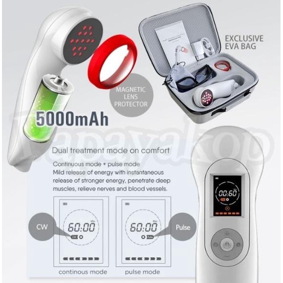 Alat Fisioterapi Laser Terapi Nyeri Sendi, Syaraf, Otot & Luka