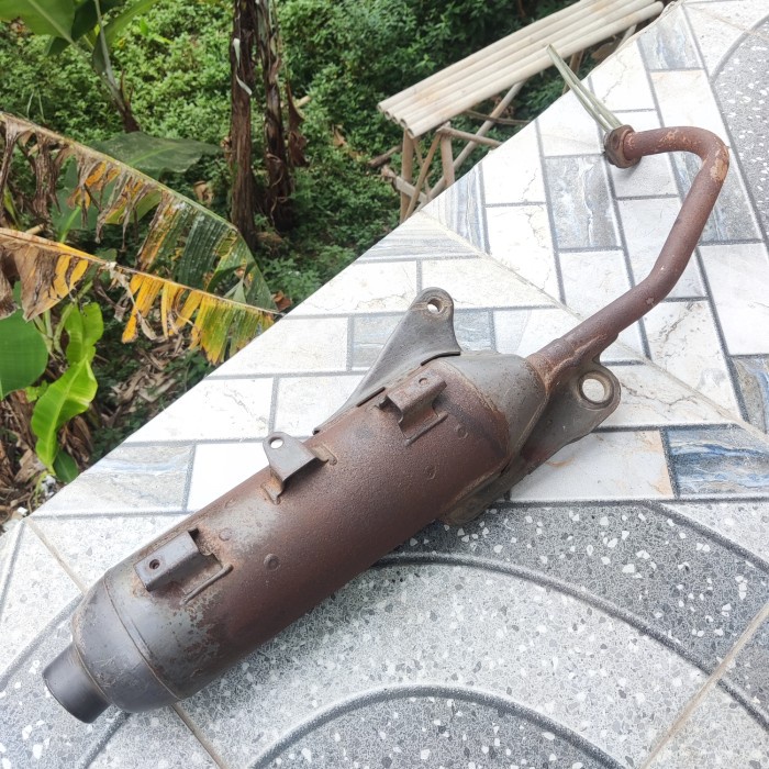 {Bekas} knalpot kenalpot standar mio smile sporti soul pnp fino ori asli Limited