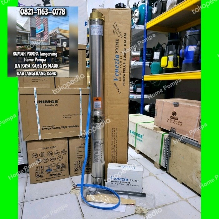 POMPA SATELIT VENEZIA 2HP 4INCH 4SQV10-10 POMPA SUBMERSIBLE VENEZIA