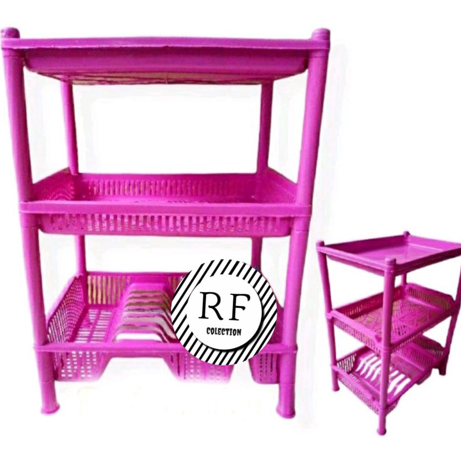 Terupdate Wow RAK PIRING 3 SUSUN / RAK PIRING PLASTIK / RAK PIRING 3 LANTAI / RAK PIRING SUSUN ❈ ➭