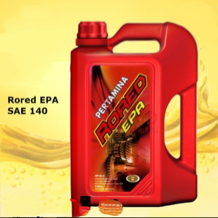 Oli Gardan/Transmisi Mobil Rored EPA Sae 140 GL4 (4 Liter) terbaik