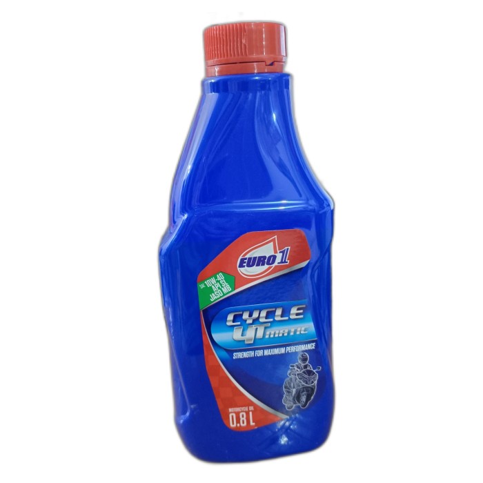 Oli Motor EURO1/EURO 1 CYCLE 4T MATIC 10W40/10W-40 Api SL Jaso MB 0.8L terbaik