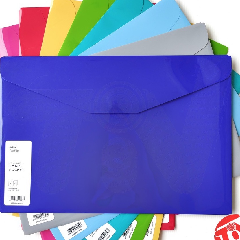 

[IH✪.R☎> Map Plastik DAIICHI Smart Pocket F4 / FC Velcro Solid Color Kualitas Bagusmuraah!