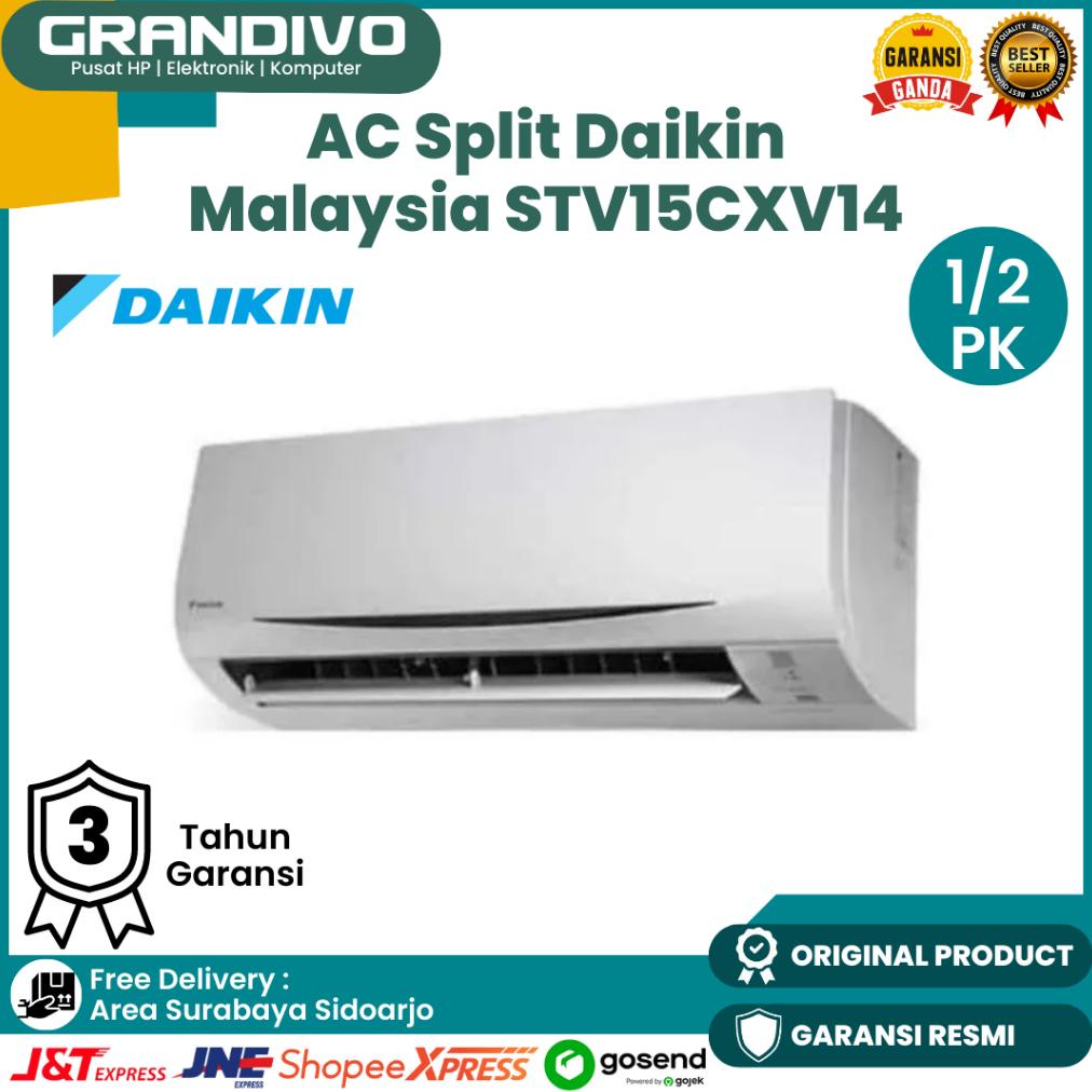 DIH1191 AC Daikin 1/2 PK AC Split Daikin STV15CXV14 Standar Malaysia LOW Watt Garansi Resmi Daikin -