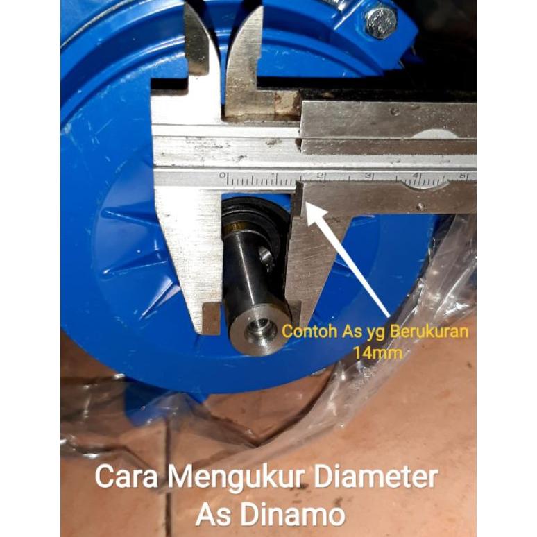 IHE099 As Poles Kerucut Lubang 19mm Untuk Dinamo Wipro dll +