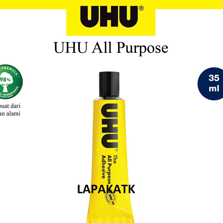 

(✔➤.11JZ] Uhu LEM CAIR 35 ML / Lem kertas uhu 35mlviraal..