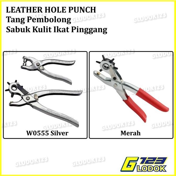 

Alat Tang Pembolong Sabuk Kulit Kertas Plastik Leather Hole Punch