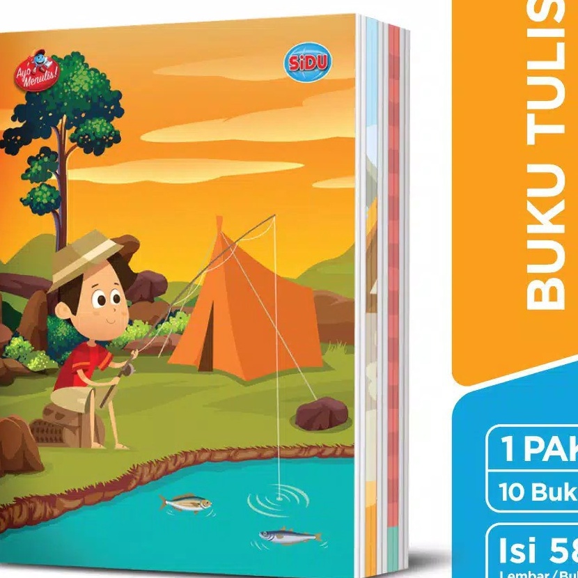 

[ごO15E/➛> Buku Tulis SIDU isi 58 Lembar - siap.dikirim!