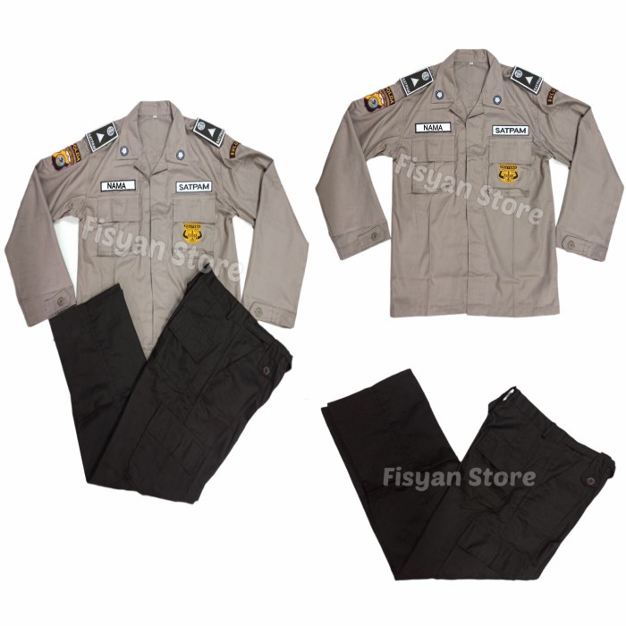 Murah Seragam PDL Security/Satpam Terbaru NON COD
