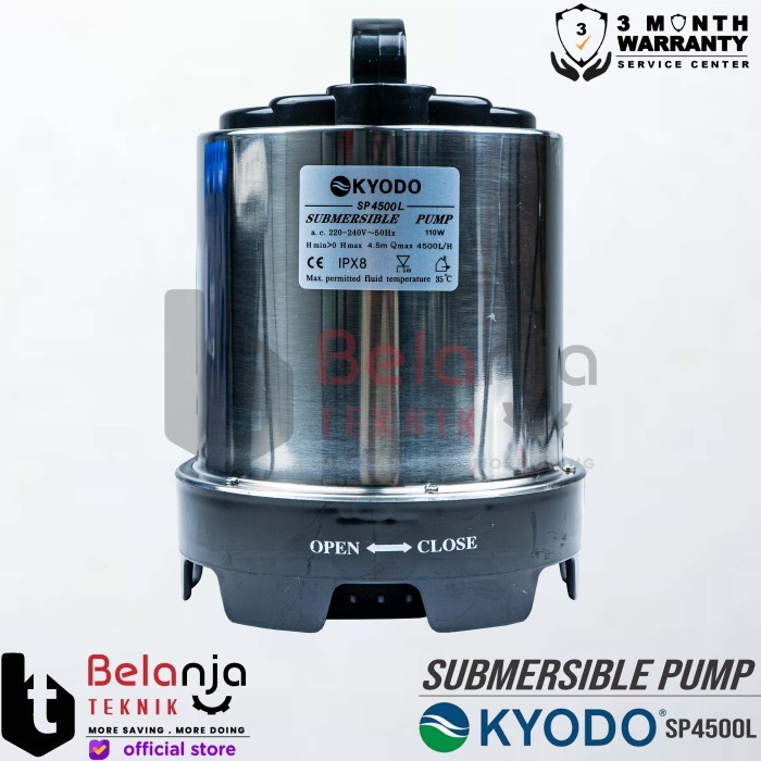 KYODO Pompa Air Celup SP 4500 Submersible Pump Kolam Ikan SP4500 keren