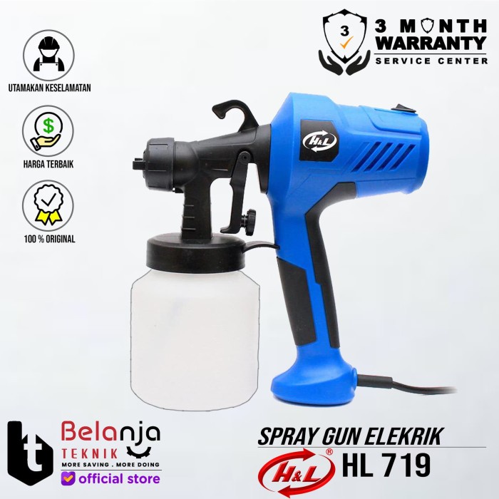 H&L Spray Gun Elektrik HL 719 400 WATT keren