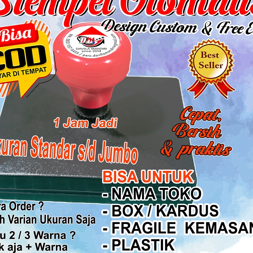 

[YP☞.6☑) stempel jumbo / stempel kardus / fragile / plastik / cup gelas plastik design customamanah..!