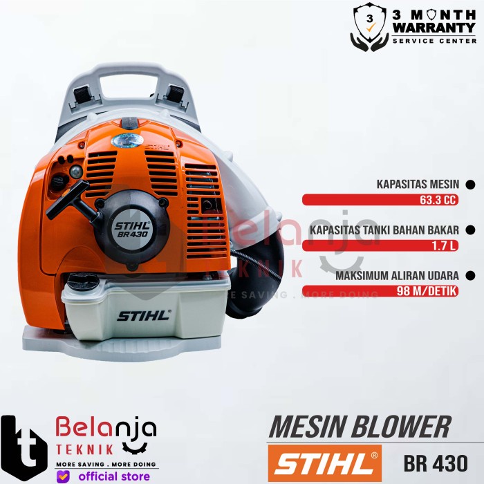 STIHL Blower BR 430 Mesin Blower Gendong Bensin BR430 keren