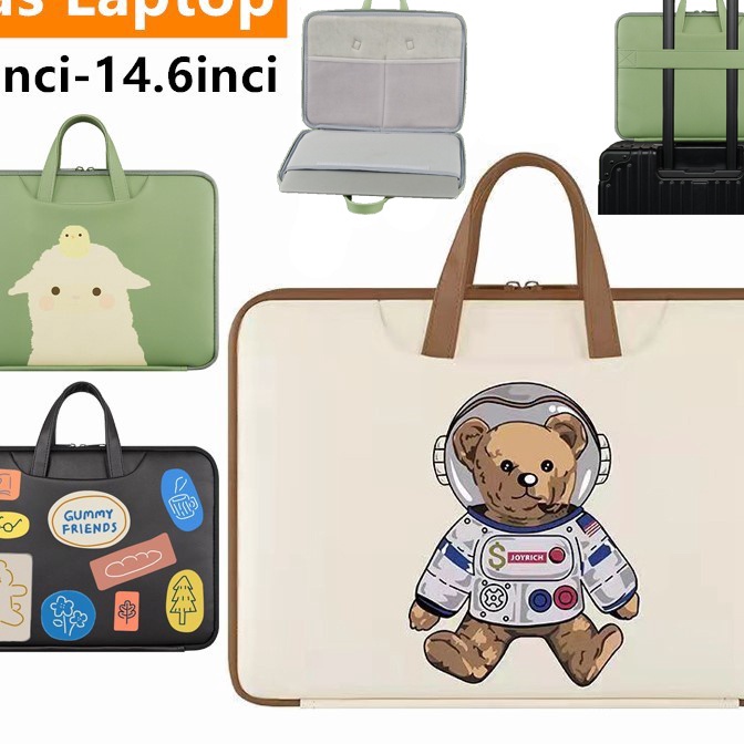 (♪.P12O☼] Tas Laptop 14 inch For Macbook 14 14.2 14.6inch Cover 11 12 13 inci Jinjing Leptop Tas Cas