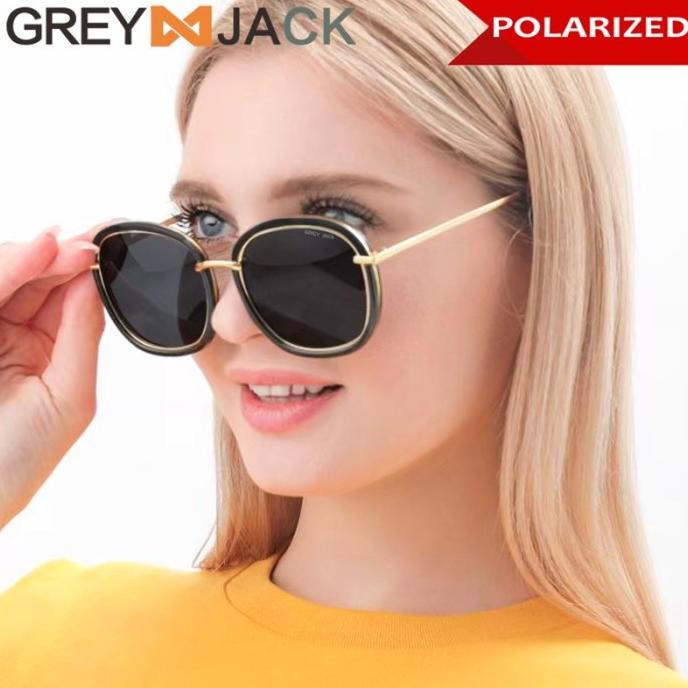 Discount Grey Jack Kacamata Sunglasses Polarized Antiuv Metal+Tr90 Kotak 8070