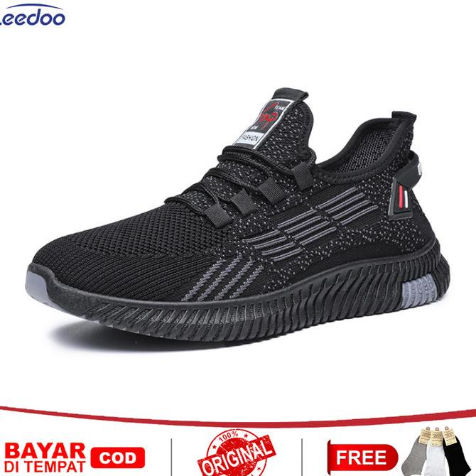 Leedoo Sepatu Pria Sneakers Casual Running Sepatu Olahraga MR148